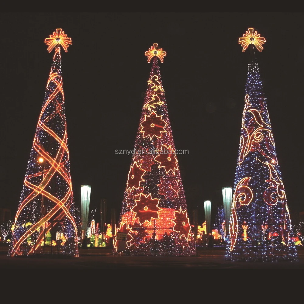 2015 Factory Price Fancy Lighted Giant Outdoor Led Christmas Tree - Buy