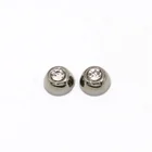 Most popular decorative rivets fashion rhinestone plastic garment custom rivet
