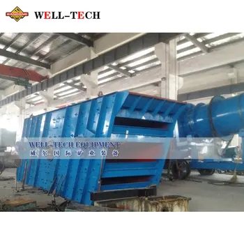 High quality stone separator horizontal circular aggregate vibrating screen