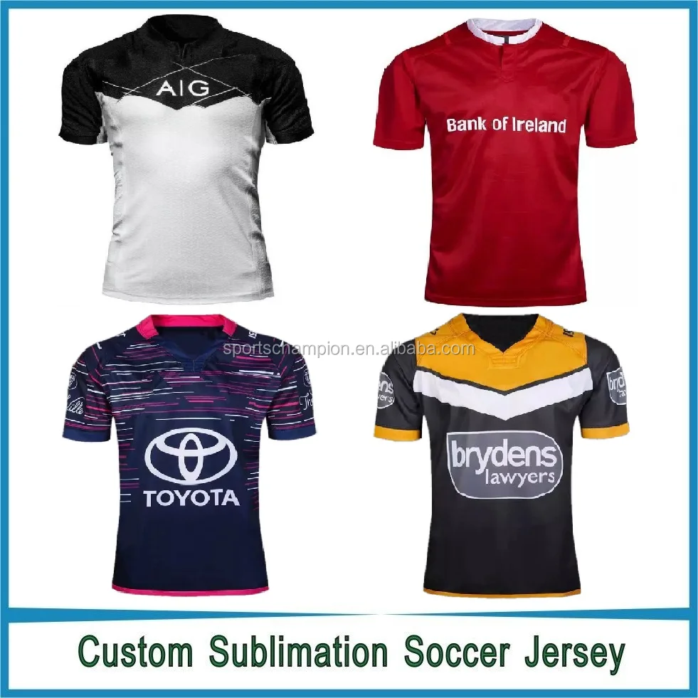 professional rugby uniform jersey for men, rugby jersey top