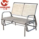 Outdoor Patio Swing Glider Bench Chair With 2 Seats