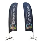 Fiberglass Flag Feather Outdoor Cheap Promotion Beach Flag Feather Swooper Sailing Flag