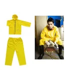 PVC work wear workshop rain coat with pants waterproof rain coat and pants