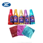 pass SGS colored wine bottle shape corrugated aluminium foil chocolate wrapping paper