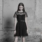 Ladies New Model Lace Sexy Tight dress The Black Swan Fairy Mesh Dress