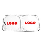OEMPROMO Custom Polyester Foldable Car Sun Shade