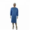 SMS nonwoven waterproof knitted cuff disposable surgical hospital gowns