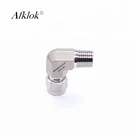 Stainless Steel 3 Way Pipe Connector 1/4" 3/8" Stainless Steel 316 Elbow Pipe Fitting Connector