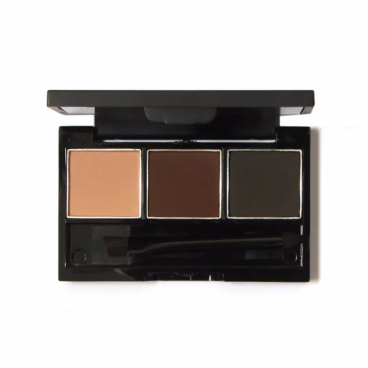 Hot Sale 3 Color Beauty Makeup Eyebrow Powder Waterproof Eye Brow Powder Cosmetic with Brush Free Shipping