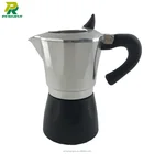 hotel portable espresso coffee maker one cup aluminum moka coffee maker