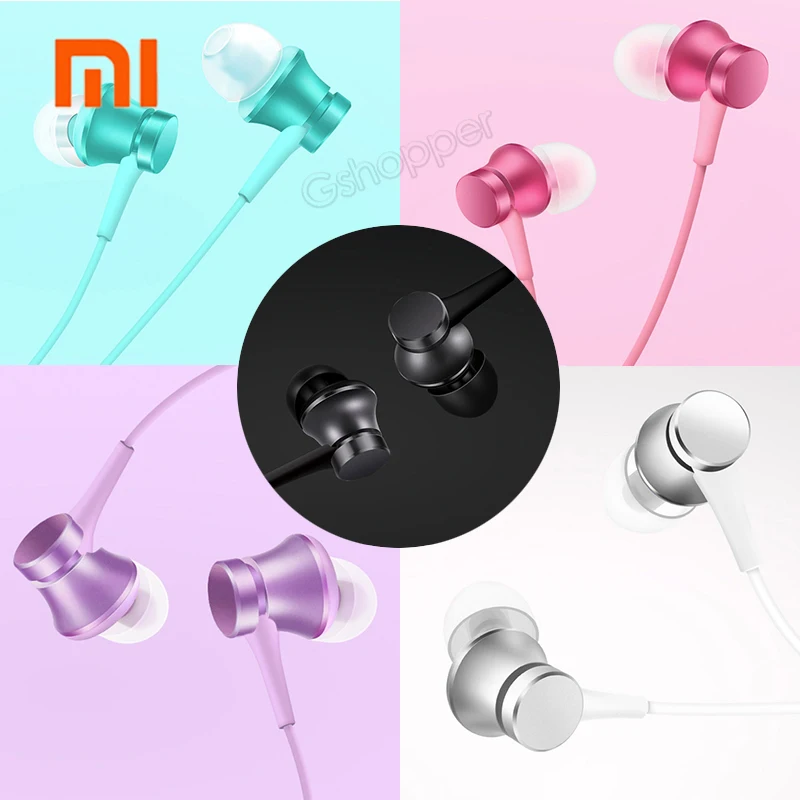 Original Xiaomi Piston Fresh Edition Wired Control Earphone Headphone With Mic - ANKUX.COM