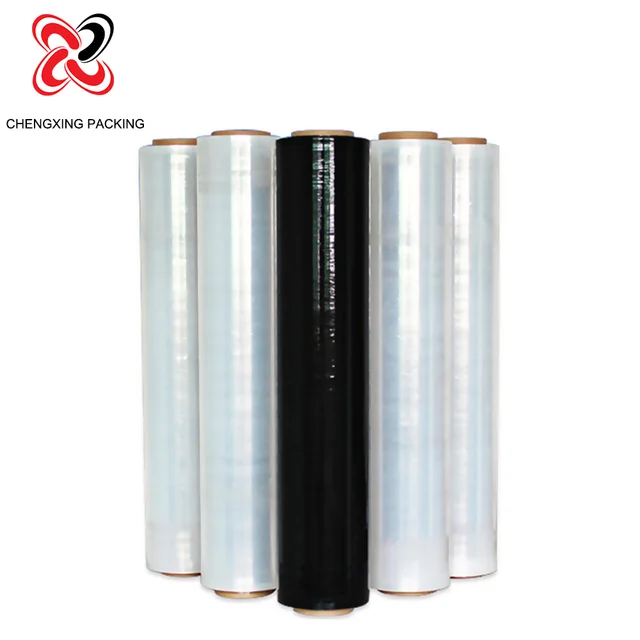Transparent conductive nano bale wrap plastic film