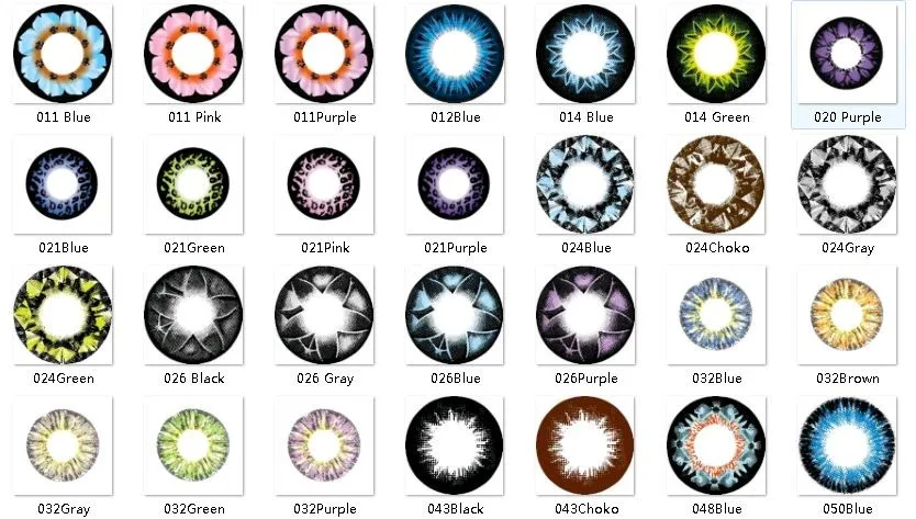 Hazel Green Color Contact Lens In Vial Toric Magic Cheap