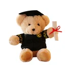 Customized 8 Inches Present Gifts for Graduation Day Stuffed Teddy Bear Plush Toy