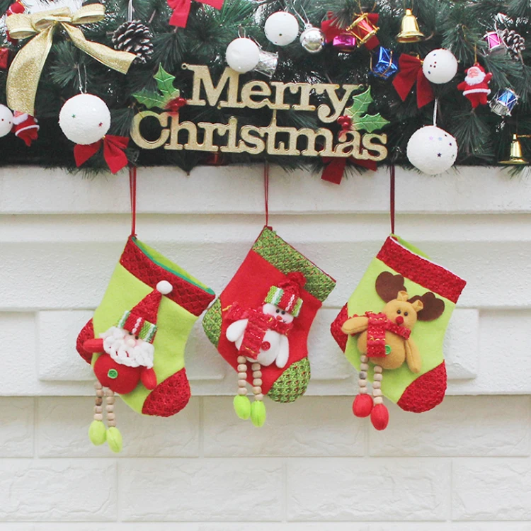 gift bag small decoration christmas sock