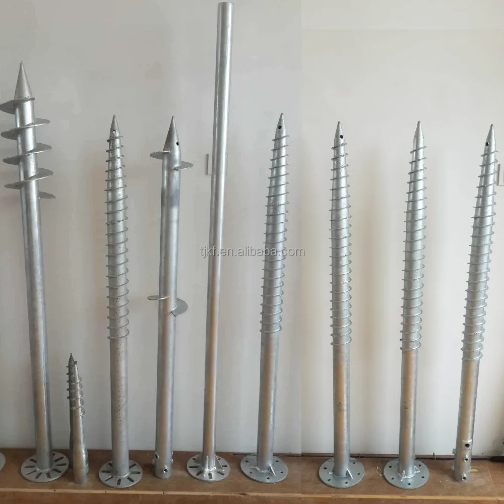 Ground Screw Pole Anchor For Solar Panel Mounting System Buy Ground