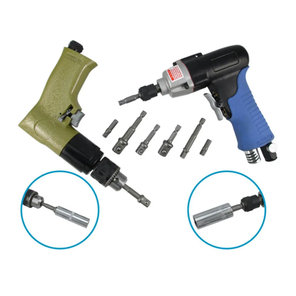 3pcs Wrench Sleeve Etension Bar He Shank Drive Power Drill Bit Socket Driver Adapter Set 1/4 3/8 1/2& 50mm Long