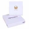 White Special Paper With Gold Foil Custom Logo Jewelry Ring Box Manufacturers China