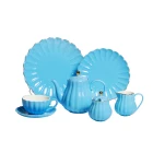 13pcs 15pcs high quality royal design ceramic coffee tea set for gift