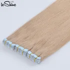 Best Selling Top Quality 100 Remy Tape In Hair Extensions Human Remy Double Drawn 40 Pieces Straight