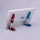 2018 new design Torch light ballpoint pen with phone stand
