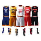 custom made high quality breathable youth basketball jersey team uniform basketball sets