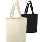 Best price blank plain cotton shopping tote bags
