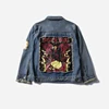 Stock hiphop ripped top quality men jeans denim jacket wholesale