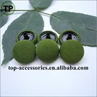 manufacturer combined fabric covered snap button with four parts