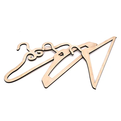 laser cut baby hanger kids wood hanger