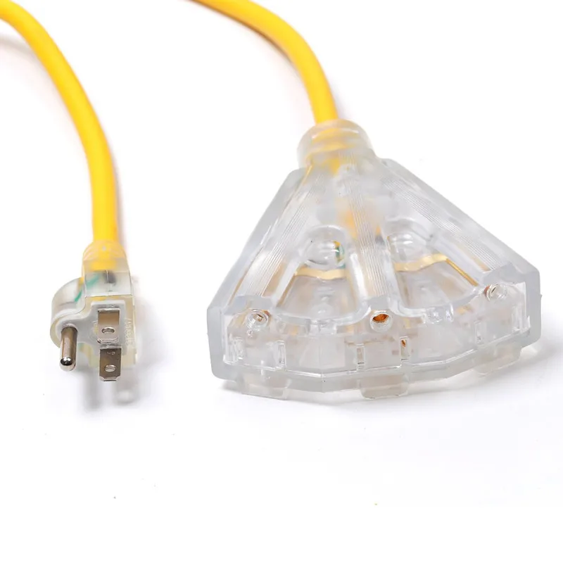 Ullisted Outdoor 100 Ft Extension Cord With Waterproof And Indicator