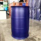 China supplier 200 litre 55 gallon blue plastic drum with closed top as chemical package