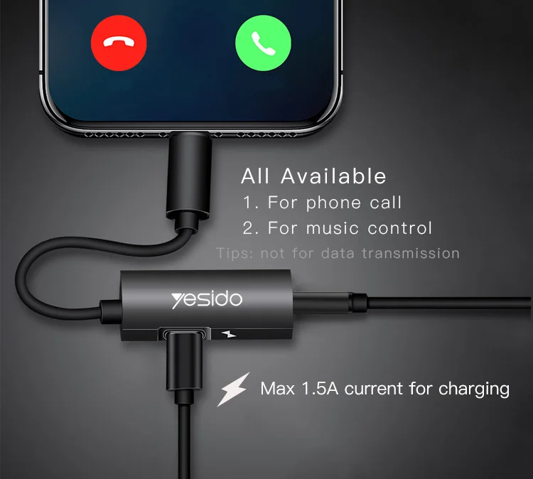 Drop Shopping Type-C Audio Connector Adapter Usb C To 3.5Mm Jack Aux Audio Splitter Adapter