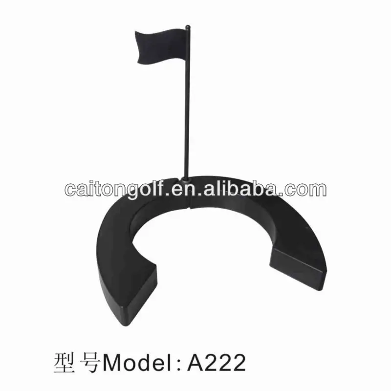 Fábrica de metal plegable golf con plástico Bandera de golf, accesorios de golf A222
