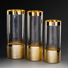 luxury vintage glassware luxury decoration flower vase