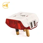 Universal world wide travel charger adapter power plug with USB