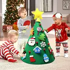 2020 Felt Christmas Tree Kids Decorations Hanging Ornaments Home Decor Children Gift