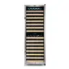 168bottles wine cooler stainless steel