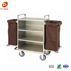 Commercial Housekeeping Cart Housekeeping cleaning equipment hotel housekeeping maid cart trolley