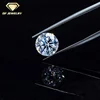 Wuzhou factory price pure white Natural jewelry moissanite diamond industrial cvd diamond
