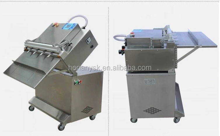 2017 New Version Vertical External Nitrogen Filling Vacuum Sealing Packaging Machine With 4 Filling Nozzle