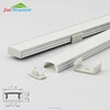 8x17mm white U-Shape Internal Width 12mm LED Aluminum Channel System with Cover, Caps and Clips Aluminum Profile LED Strip Light