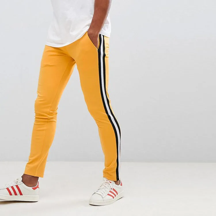 mens side stripe track pants