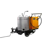 Thermoplastic hot melt line road marking machine for sale