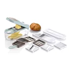 Plastic Multi Manual Vegetable Slicer Dicer Chopper With 9 Blades