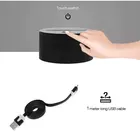 USB ケーブルまたは AAA バッテリー 3D ための夜の光 LED タッチスイッチカラフルな勾配アクリルテーブルランプ