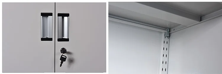 Factory directly selling Garage storage cabinet Glass Steel Swing Roll door Filling cabinet