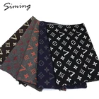 OEM accept good price high-grade winter fashionable classic viscose 100% polyester mens' scarf