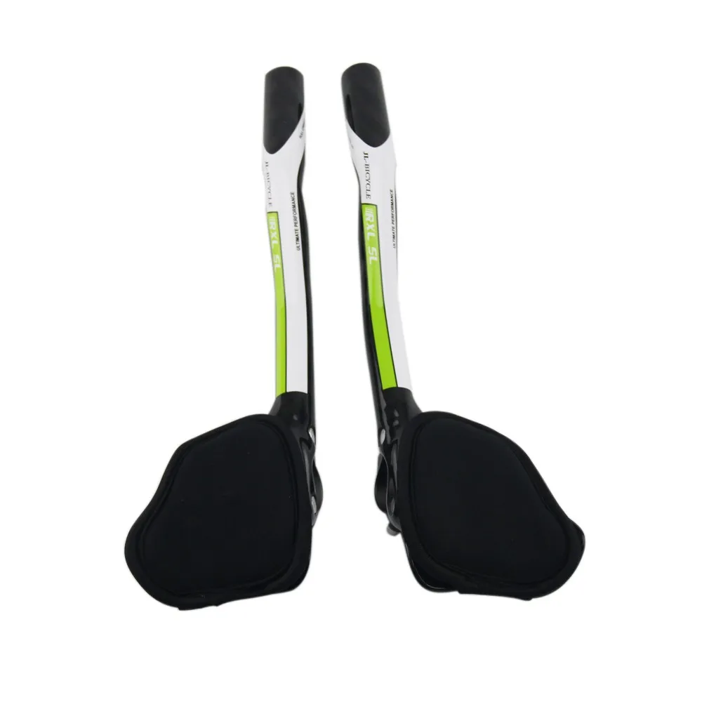 RXL SL Bicycle Carbon aero Bars TT Bar Ends Bicycle Handlebars Extenders Bicycle 3K Matte Gray 340mm Triathlon Bicycle Extender (9)