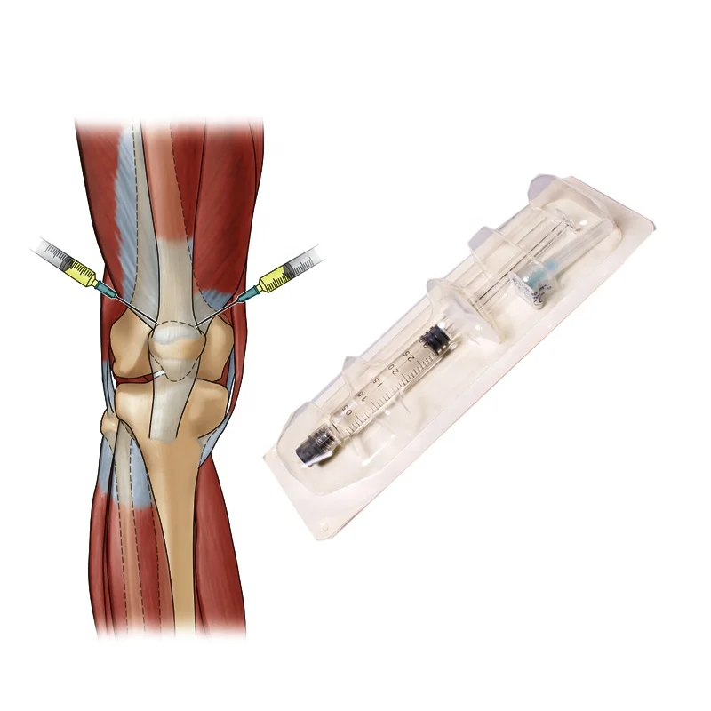 Инъекция колена гиалуроната натрия/остеоартрит/сустав 2 мл